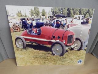 Old Car Photo Mounted on Cardboard 16 in x 24 in.