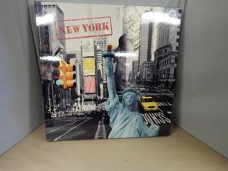 New York Art Picture - 27.5 in. x 28 in.