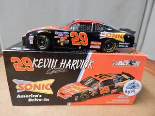 Action #29 Kevin Harvick, Sonic 1/24 diecast car