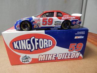 #59 Mike Dillon, Kingsford 1/24 diecast car