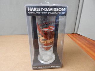 Harley Davidson 16 oz. Pilsner Glass - New in Box