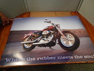 Harley Davidson Double Sided 24 in. x 36 in. Poster