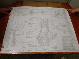 Harley Davidson Engine Assembly Blueprint