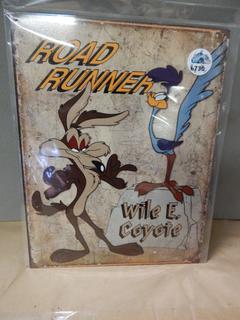 Tin Sign - Road Runner