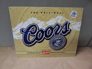 Tin Sign - Coors