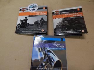 Harley Davidson Lot of 3 Road Maps