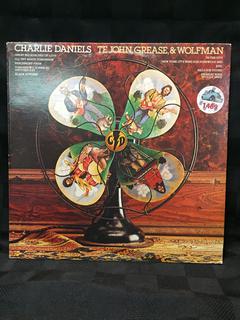 Charlie Daniels Vinyl, Te John, Grease, & Wolfman. 