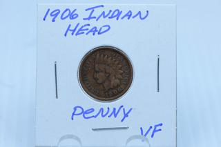 1906 USA Indian Head Penny.