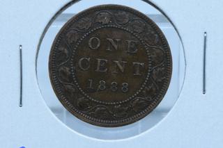 1888 Canada One Cent Coin.