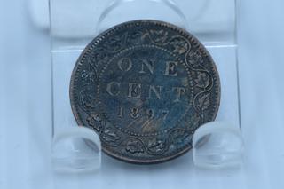 1897 Canada 1 Cent Coin.