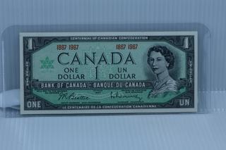 1867 - 1967 Bank of Canada $1 Bank Note - Uncirculated.