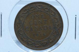 1916 Canada One Cent Coin.