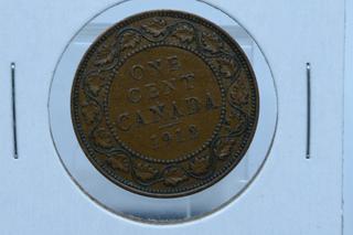 1912 Bank of Canada One Cent Coin.