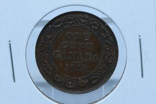 1918 Canada One Cent Coin.