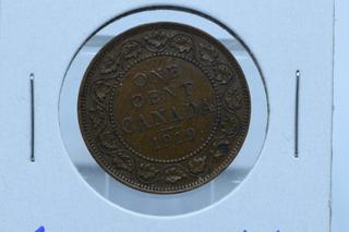 1919 Canada One Cent Coin.