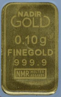 0.10g Fine Gold 999.9.