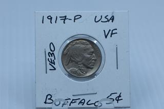 1917 USA Buffalo Nickel.