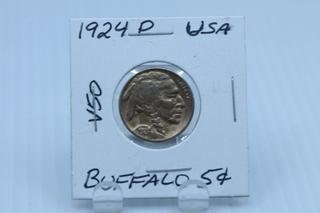 1924 USA Buffalo Nickel.
