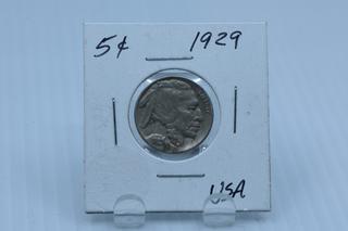 1929 USA Buffalo Nickel.