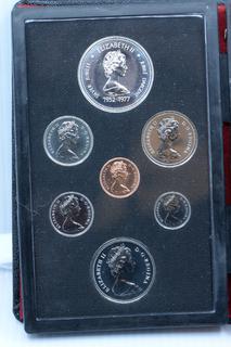 1977 Canada Double Dollar Set w/Silver Dollar.