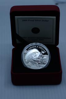 2008 Canada Proof Silver Dollar.