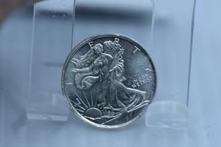 Liberty .999 Fine Silver Coin.