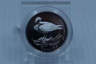 2000 Canada Silver Coin w/Falcon.