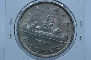 1936 Canada Silver Dollar.