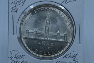 1939 Canada Silver Dollar.