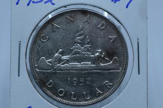 1952 Canada Silver Dollar.