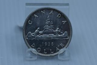 1936 Canada Silver Dollar.