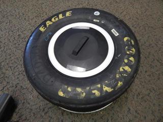 Goodyear Eagle Nascar Authentic Used Tire Made into Cooler