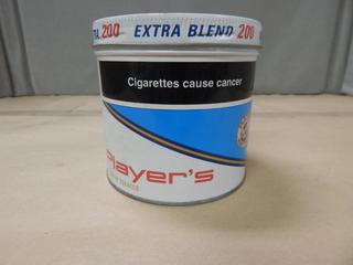 Player's Cigarette Tin