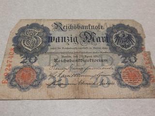 Vintage Bank Note