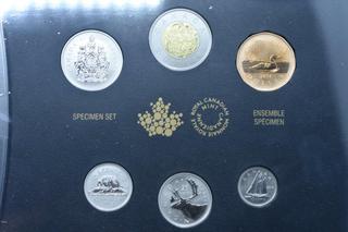 2014 Canada Specimen Set w/Special Two Dollar Coin w/Bunnies.