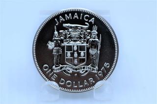 1975 Jamaica One Dollar Coin.