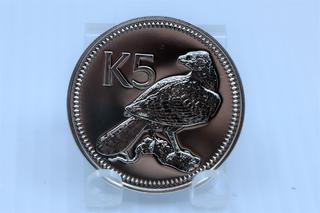 1975 Papua New Guinea K5 Proof Coin.