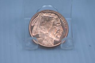 Golden State Mint Buffalo/Indian Head .999 Fine Copper Art Bar.