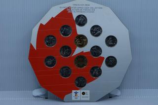 2010 Vancouver Olympic Winter Games Coin Collection w/Lucky Loonies.