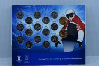 2010 Vancouver Olympics Coin Set.