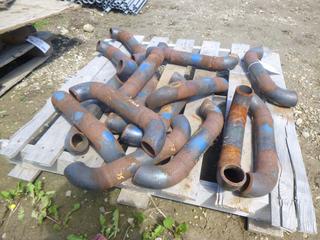 Qty Of 2in Elbows Welded To 8in Pipe *Note: Heat Numbers Available*