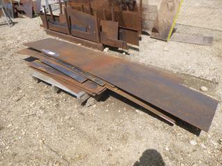 Qty Of Assorted Size Steel Plate