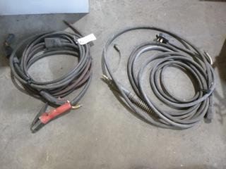 (2) Welding Cables w/ Wire Feed Guns *Note: (1) Plug In Do Not Work*