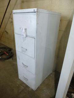 4-Drawer Filing Cabinet C/w Contents