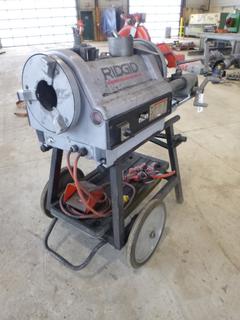Ridgid Model 1224 15A 120V Pipe Threading Machine To Fit Up To 4in Diameter Pipe. SN EB291260606