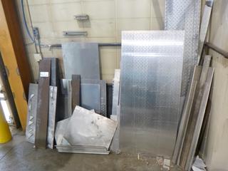Qty Of Checker Plate, Aluminum And Steel Plate