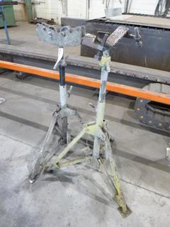 (2) Adjustable Pipe Stands