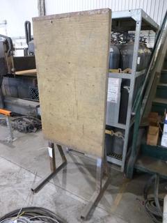 2ft X 27in X 68 1/2in Stand w/ Plywood