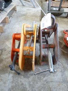 (1) 5-Ton Beam Clamp And (1) PTA 3-Ton Beam Clamp And (1) Power Fist 2-Ton Beam Clamp