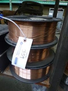 Qty Of (3) Rolls Of Bohler HL51 L-MC .045" Welding Wire